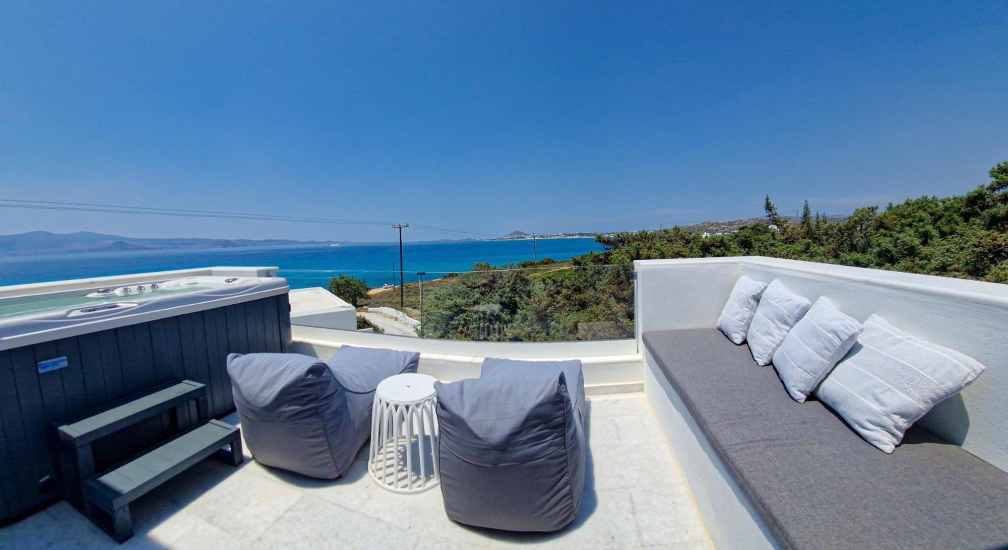 Seanfinity Beachfront Suites Mikri Vigla Quarto foto