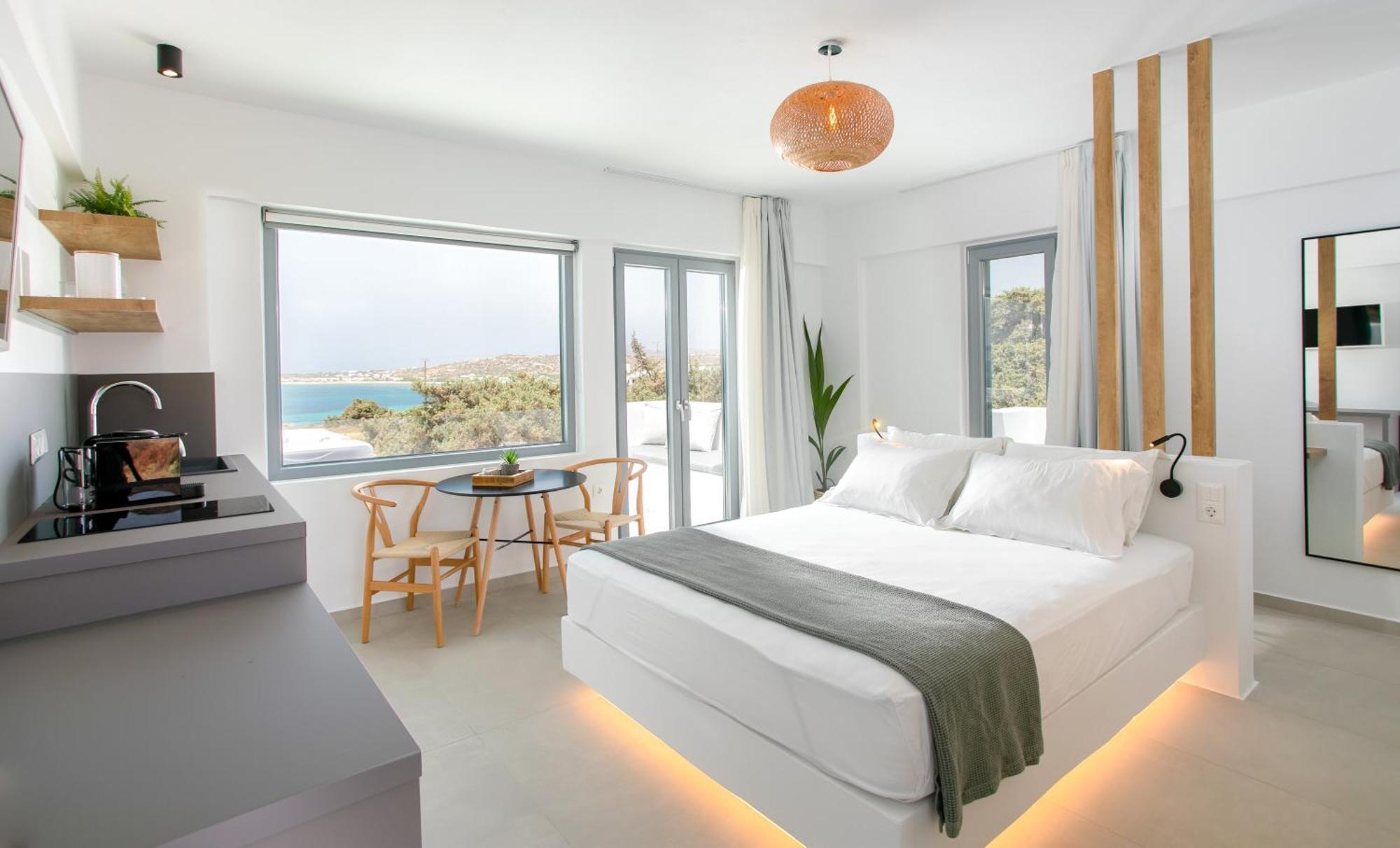 Seanfinity Beachfront Suites Mikri Vigla Quarto foto